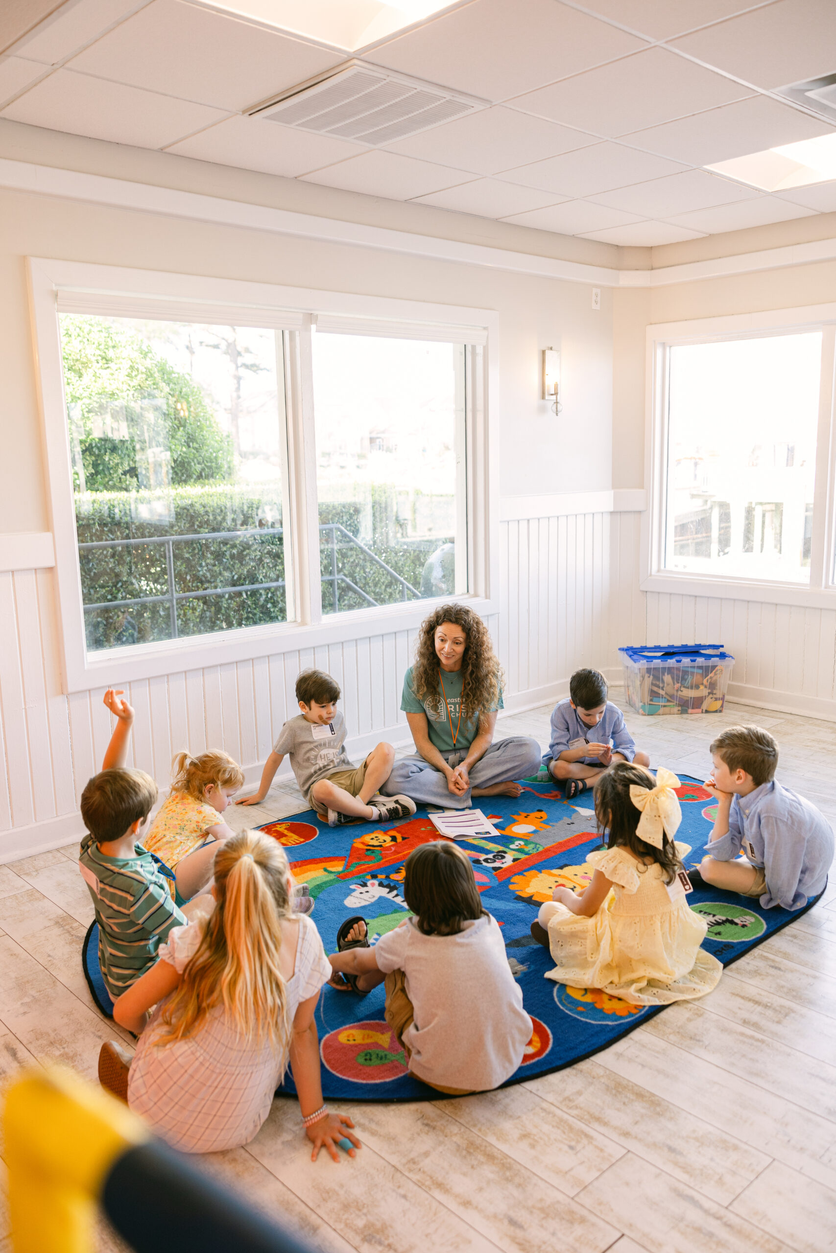 Kids ministry on Sunday